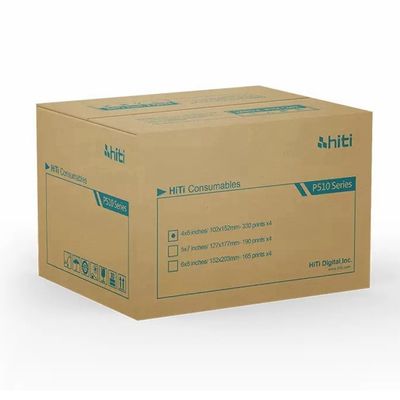 Αρχικό κιτ εκτυπωτή Hiti P510s / P510K/ P510L 6x8 &quot; 152x203 mm Φωτογραφικό χαρτί και κορδέλα