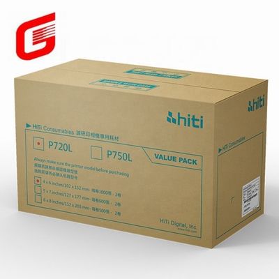 Hiti P750L Φωτογραφικό χαρτί και κιτ εκτύπωσης ταινίας για 4x6 φωτογραφίες Μεταφορά DHL UPS TNT FEDEX