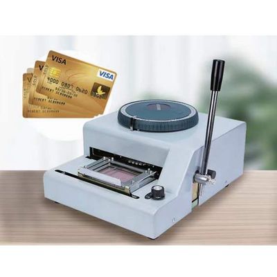 Εκτυπωτής κάρτας PVC Μηχανή σφράγισης Μηχανή ανάγλυψης για πλαστική κάρτα
