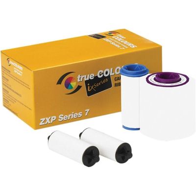 ΧΩΡΙΑ Ιδιωτικό Mold Zebra YMCKO Ribbon 800077-742 για ZXP 7 Series Card Printer 750 Εικόνες