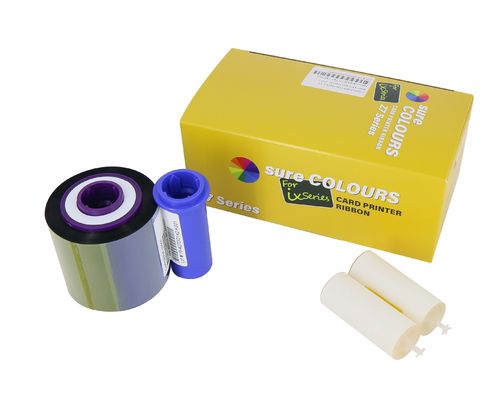 ΧΩΡΙΑ Ιδιωτικό Mold Zebra YMCKO Ribbon 800077-742 για ZXP 7 Series Card Printer 750 Εικόνες