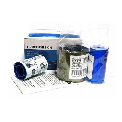 πλάτος 9mm 500 εικόνες κάρτα δεδομένων CD800 YMCKO χρωματική κορδέλα 535000-003 για εκτυπωτή κάρτας