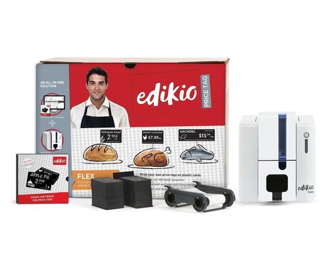Evolis Edikio FLEX Tag Μονόπλευρη 12 Dots/mm 300dpi USB Ethernet Πλήρη κάρτα ξενοδοχείου