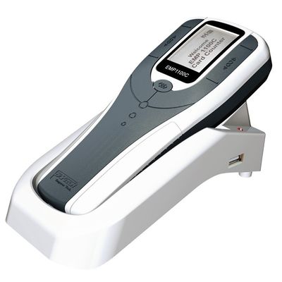 Εξωτερική εγκατάσταση EMP1100C Χειροκίνητος διαφανής έξυπνος Business ID IC PVC μετρητής καρτών