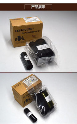 Αρχικό DIC10580 YMCKO Color Ribbon Kit 250 εικόνες ανά ρόλο για εκτυπωτή κάρτας ταυτότητας DCP 350