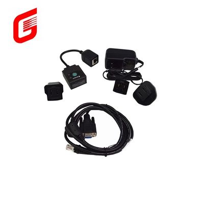 RS232/USB Interface Μαύρη επιφάνεια εργασίας Σταθερός 1D 2D QR Barcode Scanner για ακριβή σάρωση