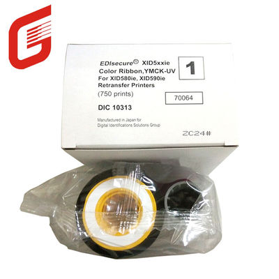 XID8300 Χρωματική UV ταινία DIC10313 YMCK-UV για XID 8600 εκτυπωτή καρτών