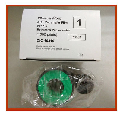 XID8300 Χρωματική UV ταινία DIC10313 YMCK-UV για XID 8600 εκτυπωτή καρτών