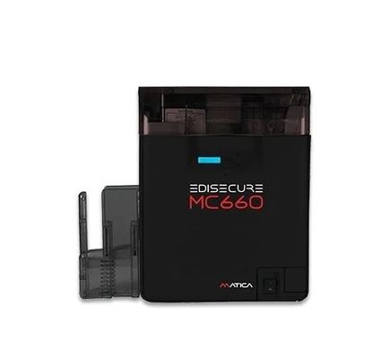 Υψηλής ανάλυσης εκτυπωτής καρτών Matica EDIsecure MC660 Retransfer NFC Business Smart RFID