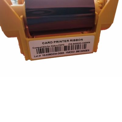 Ζέμπρα ZXP σειρά 3 συμβατή ταινία YMCKO 800033-340WM για P100i P100m P110i P120i