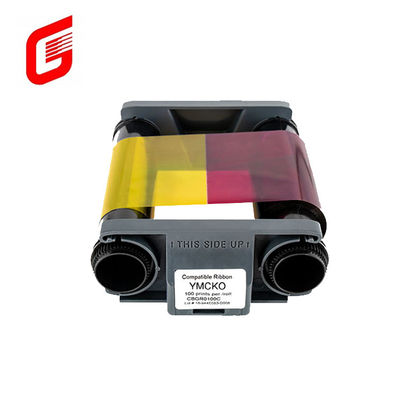 Evolis CBGR0100C Badgy100 / 200 YMCKO Χρωματική κορδέλα 100 εκτυπώσεις / ρόλο συμβατό