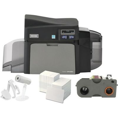 Μέθοδος ενιαίας/διπλής όψης εκτύπωσης HID Fargo DTC4250e Πυκνωτής κάρτας ταυτότητας 300dpi Max.