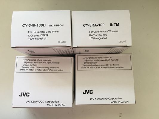 Εκτυπωτής CY-340-100D YMCK Ribbon και CY-3RA-100 Retransfer Film για ανώτερη εκτύπωση