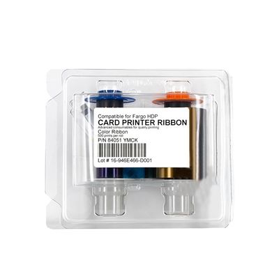Αρχική HDP5000 YMCK Χρωματική κορδέλα 84051 για Fargo HDP 5000 Πυκνωτής κάρτας ταυτότητας Πολυδιάστατη