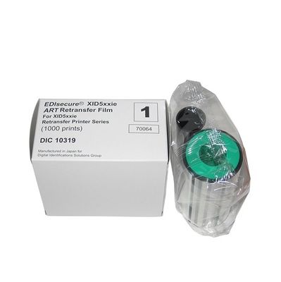 DIC10216 Χρωματική κορδέλα DIC10319 Φόρμα για εκτυπωτή καρτών Matica XID8300 1000 εκτυπώσεις/τυλίγμα