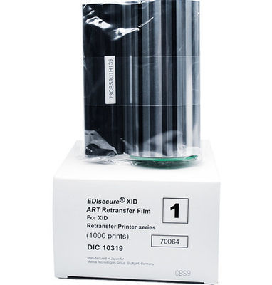 DIC10216 Χρωματική κορδέλα DIC10319 Φόρμα για εκτυπωτή καρτών Matica XID8300 1000 εκτυπώσεις/τυλίγμα