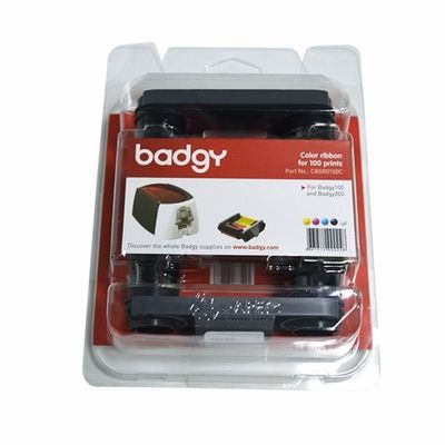 9mm πλάτος CBGR0100C χρωματική κορδέλα συμβατή με Badgy100 και Badgy200 εκτυπωτή κάρτας
