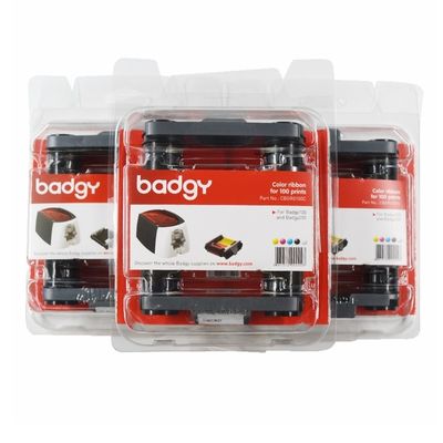 9mm πλάτος CBGR0100C χρωματική κορδέλα συμβατή με Badgy100 και Badgy200 εκτυπωτή κάρτας