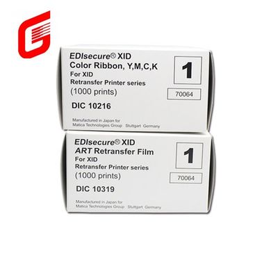 XID8300 Εφαρμόσιμη αυθεντική ταινία μεταφοράς χρώματος YMCK για εκτυπωτή κάρτας ταυτότητας XID8600