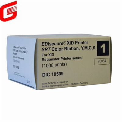 Φόρμα μεταφοράς DIC10539 για εκτυπωτή Matica XID8100 YMCK Χρωματική κορδέλα 1000 εκτυπώσεις