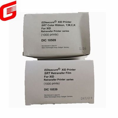 Φόρμα μεταφοράς DIC10539 για εκτυπωτή Matica XID8100 YMCK Χρωματική κορδέλα 1000 εκτυπώσεις