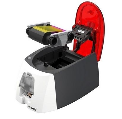 Evolis Badgy200 έξυπνος εκτυπωτής κάρτας IC πλαστικής ταυτότητας 25-40 Δυνατότητα και σχεδιασμός τροφοδοτήματος κάρτας