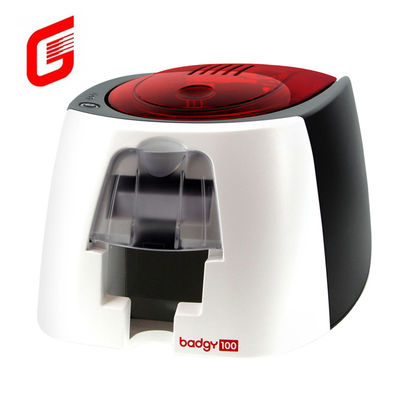 Evolis Badgy100 μονόπλευρο έξυπνο πλαστικό επιχειρηματικό εκτυπωτή κάρτας ταυτότητας IC