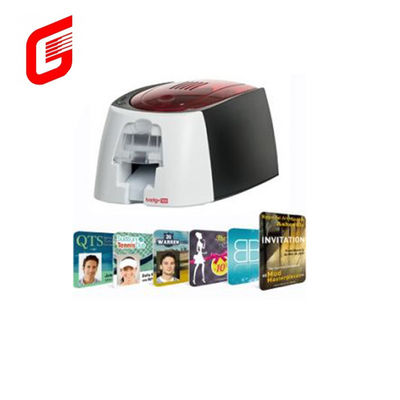 Evolis Badgy100 μονόπλευρο έξυπνο πλαστικό επιχειρηματικό εκτυπωτή κάρτας ταυτότητας IC