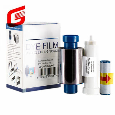 Χρωματική ταινία συμβατή με εκτυπωτή για MAGICARD DYE FILM AND CLEANING SPOOL MA300