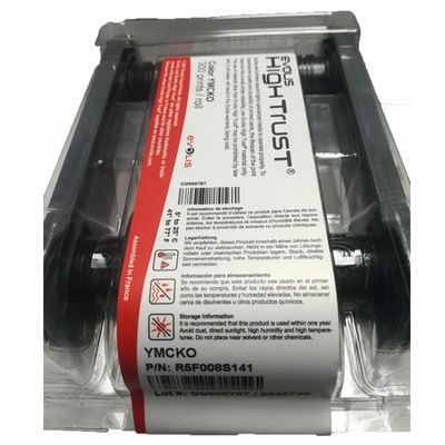 Evolis R5F008S141 Χρωματική κορδέλα για κάρτες πλάτους 12 mm και εκτυπωτή Primacy/Zenius/Elypso