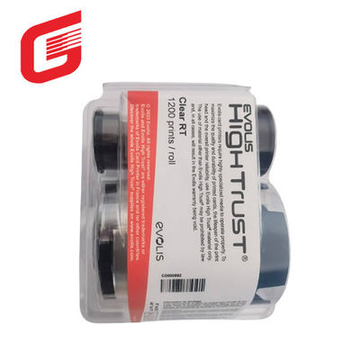 Evolis AGILIA Ribbon Εκτυπωτής πλαστικών καρτών διαφανής αόρατη μπλε χρώμα υπεριώδης θερμική κορδέλα RT4F101C100