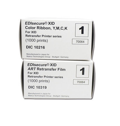 Εκτυπωτής κάρτας Matica Edisecure XID8300 με DIC10216 χρωματική κορδέλα και DIC10319 εκτυπώσεις ταινίας