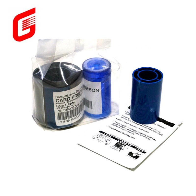 Συμβατός εκτυπωτής κάρτας δεδομένων YMCKT Χρωματική κορδέλα 535000-003 για επαγγελματική εκτύπωση