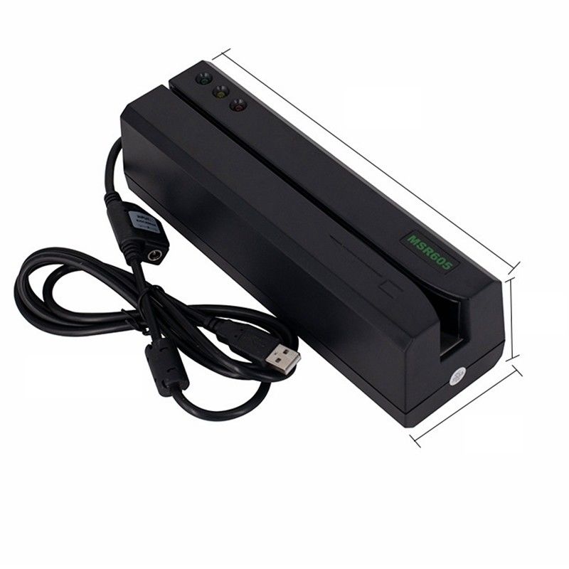 MSR605 Magnetic Stripe Card Reader Writer για Windows USB 3 Τραγούδια και Συσκευή Λογισμικού