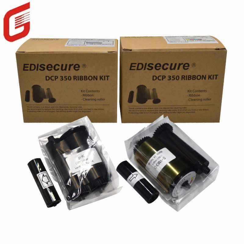 Αρχικό DIC10580 YMCKO Color Ribbon Kit 250 εικόνες ανά ρόλο για εκτυπωτή κάρτας ταυτότητας DCP 350