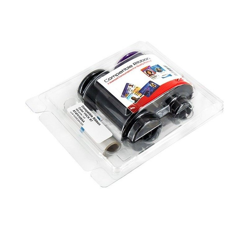 Evolis Avansia RT4F010SAA YMCK Χρωματική κορδέλα RCL009NAA Διαυγή ταινία εκτυπωτή ταινιών με επαναμεταφορά
