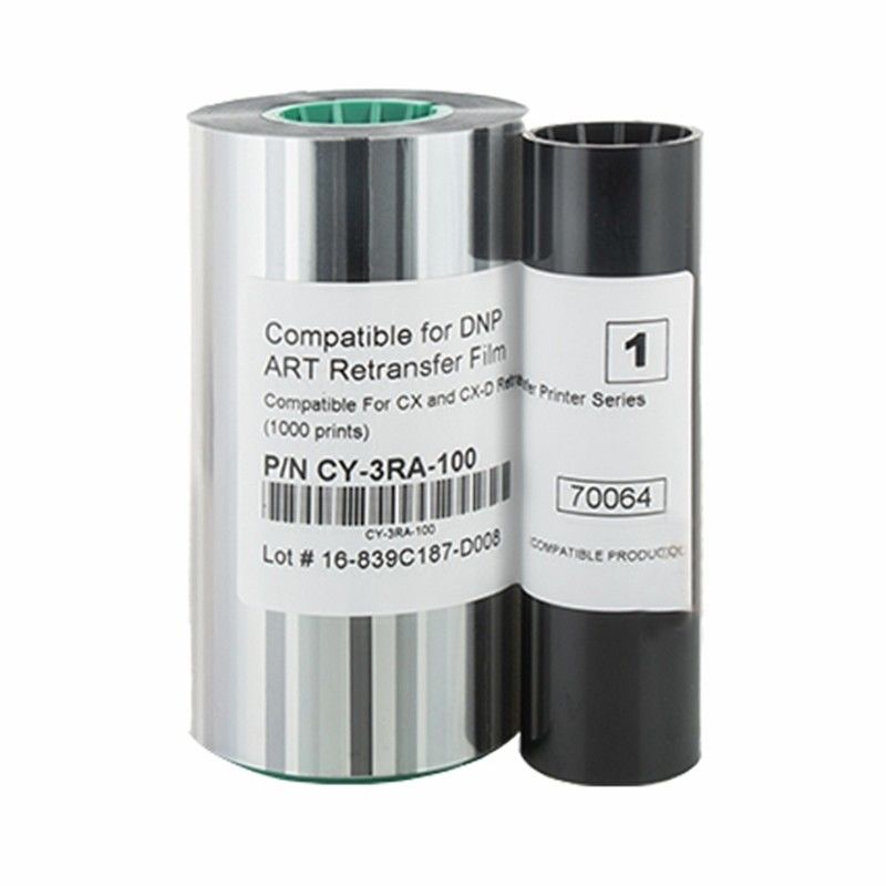 CY-3RA-100 Τυπογραφική κορδέλα για συμβατή DNP CX-D80 CX210 Μεταφορά 1000 εικόνων η καθεμία