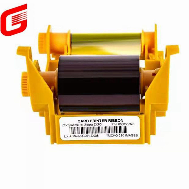Zebra ZXP σειράς 3 εκτυπωτής 800033-340 YMCKO χρωματική κορδέλα 280 εκτυπώσεις για εκτυπωτή κάρτας
