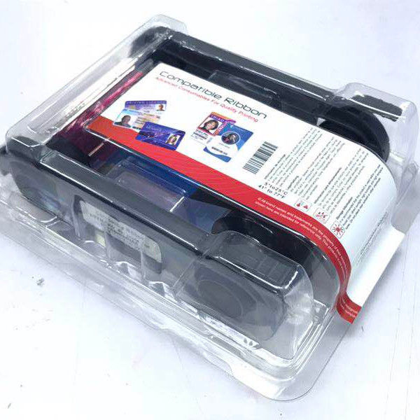 Εξαιρετική ταινία χρώματος YMCKO R5F008S13 συμβατή με την Evolis για απαιτήσεις εκτύπωσης όγκου