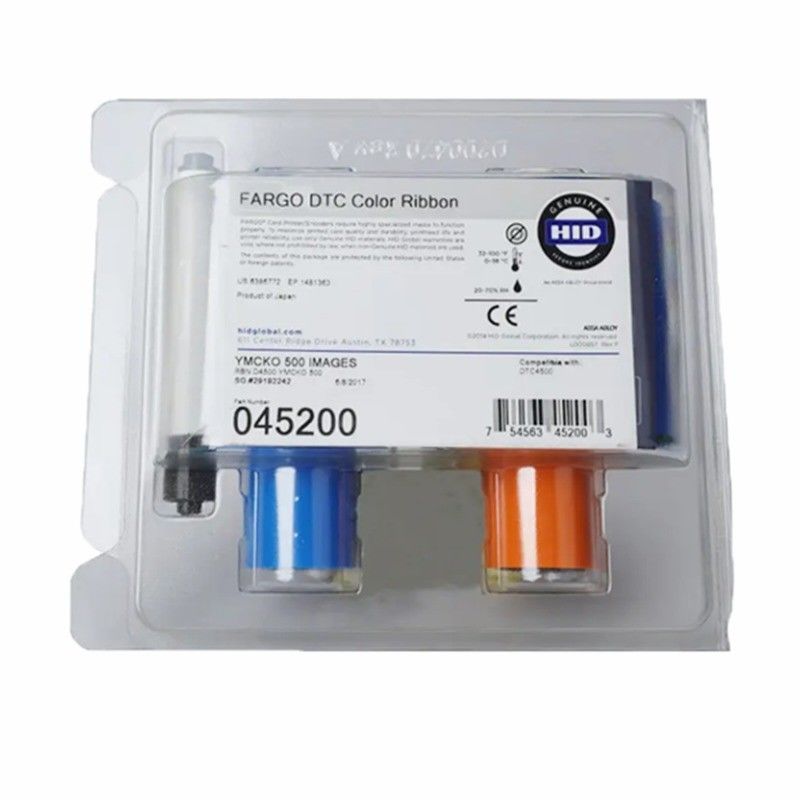 Fargo DTC4500 Τυποποιητής κάρτας ταυτότητας Ribbon YMCK Χρώμα 045200 για επαγγελματική εκτύπωση