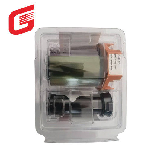 Evolis AGILIA Ribbon Εκτυπωτής πλαστικών καρτών διαφανής αόρατη μπλε χρώμα υπεριώδης θερμική κορδέλα RT4F101C100