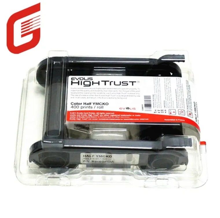 Συμβατή ταινία YMCKO Evolis R5H004NAA 1/2 YMCKO Color Ribbon - 400 εκτυπώσεις για εκτυπωτή καρτών Zenius